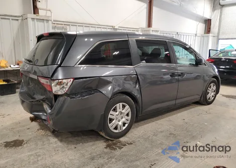 2013 Honda Odyssey Lx from USA, damaged, VIN 5FNRL5H29DB011653